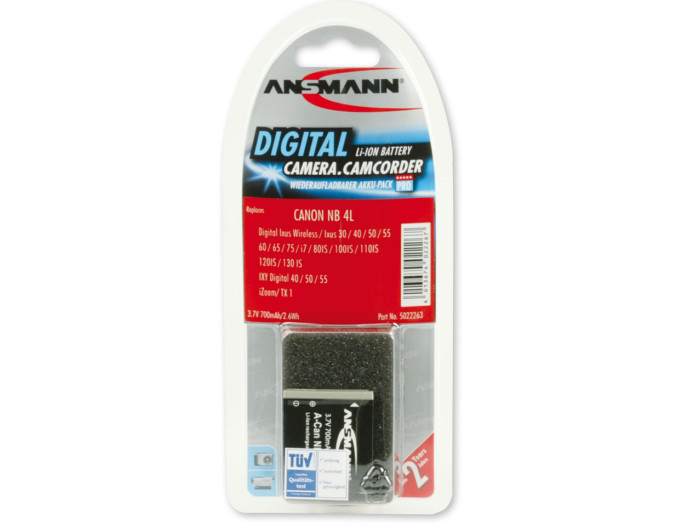 Ansmann Akku LI-ION NB-4L