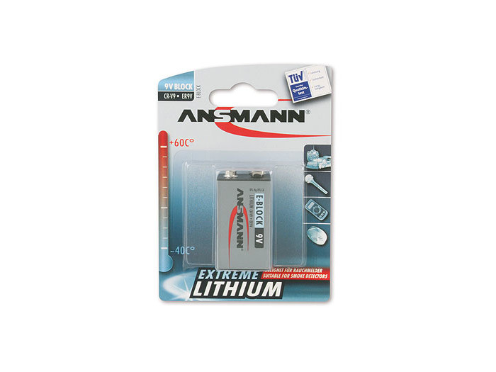 Ansmann Lithium Batterie 9V Block CR-V9