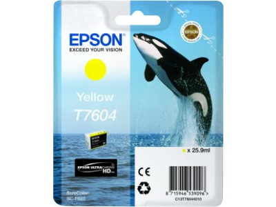 T7604 yellow 25,9 ml Tinte für Epson SC-P600