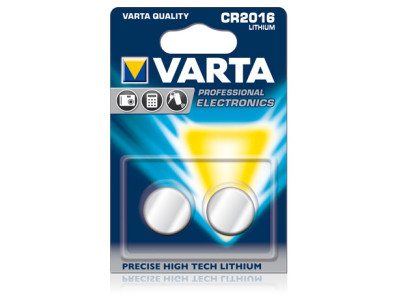 Electronics CR 2016 2er Blister Knopfzelle