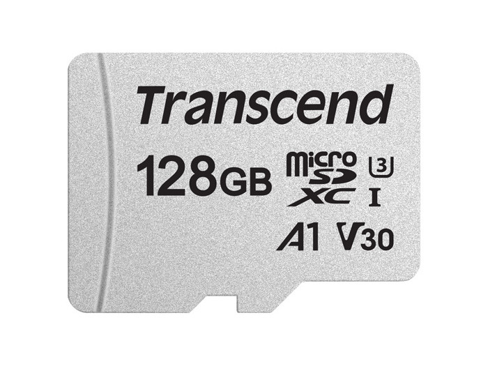 Transcend 128GB microSDXC-Karte 300S-A UHS-I U3 A1 V30