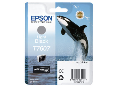 T7607 light black Tinte für SureColor SC-P600