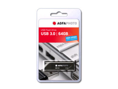 USB STICK 64GB 3.0 BLACK