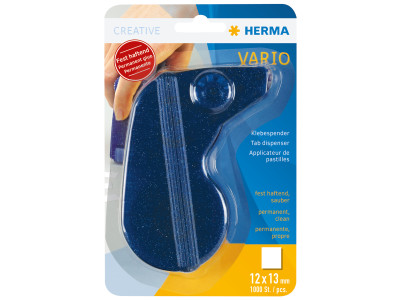 Vario Klebespender blau incl 1000 fest haftende