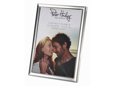 Elegance 13x18 cm silber-glanz, Porträtrahmen