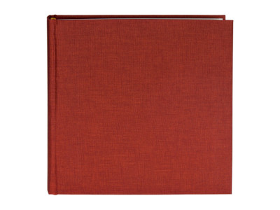 Summertime 25x25 cm, rot mit 60 weißen Seiten