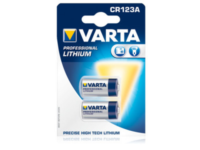 Lithium Batterie CR123A Prof. 2er