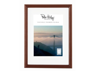 Rondo 20x30 cm dunkelbraun, Holzrahmen