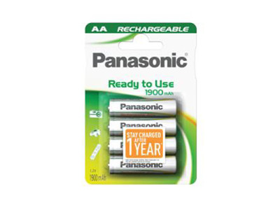 Akku Mignon (AA/HR6), 4er Blister, Ready to Use