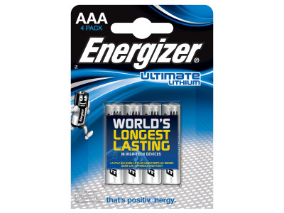Lithium Micro (AAA/LR03) 4er Ultimate Batterie