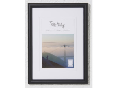 Rondo 30x40 cm, schwarz, Holzrahmen