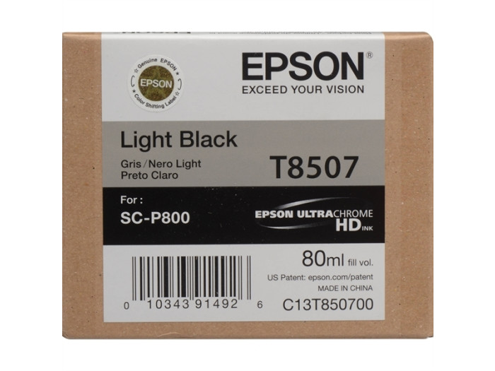 Epson T8507 light black 80 ml Tinte für SC-P800