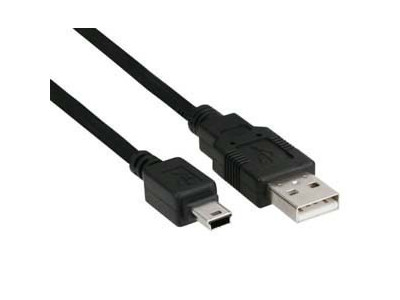 Mini-USB-USB A an Mini ST 1m