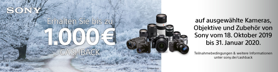 Sony Winter Cashback 2019